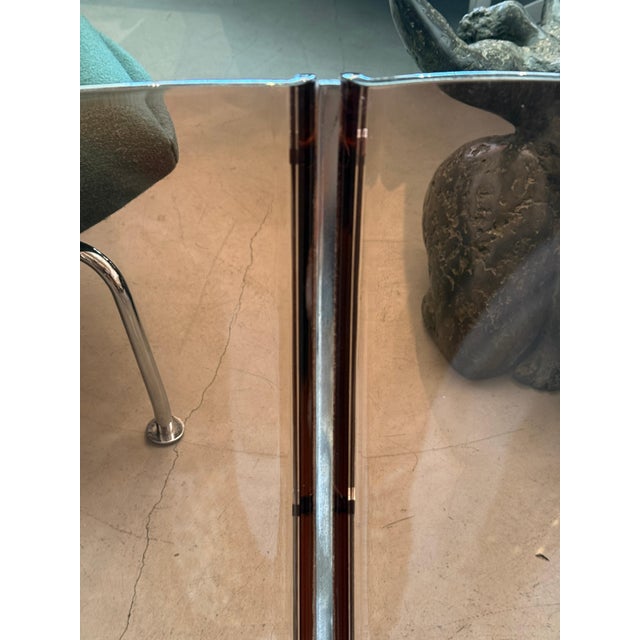 1970s Boris Tabacoff for Mobilier Modulaire Moderne Sphere Chair in Smoked Lucite For Sale - Image 11 of 12