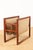 Danish Magazine Rack in Teak and Linen by Henning Wind-Hansen for Sika Møbler, 1960s For Sale - Image 6 of 12