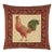 Red Cockerel Tapestry Cushion With Feather Filler - 46 X 46cm For Sale