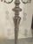Mid 20th Century Metal Standing Candlestick Holders / Candelabra - a Pair For Sale - Image 5 of 10