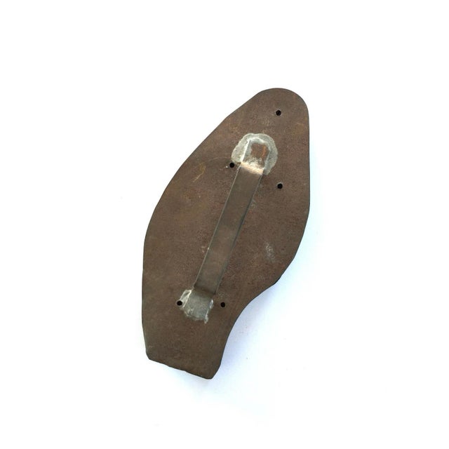 Brown Late 19th Century Large Primitive Tin Boy Cookie Cutter Amish Style Farmhouse Decor For Sale - Image 8 of 8