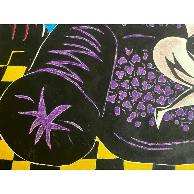 Henri Matisse Vintage Woodblock Print "Love Seat" Artist Proof For Sale - Image 4 of 9