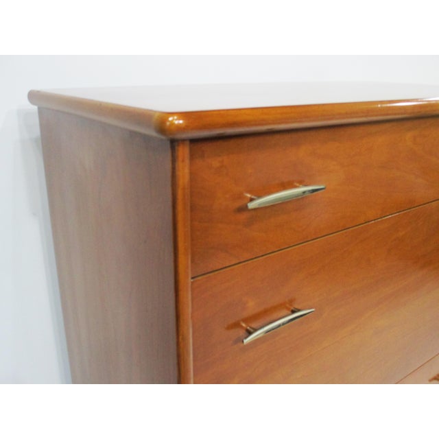 American of Martinsville Styled Highboy Dresser Chest For Sale - Image 9 of 11