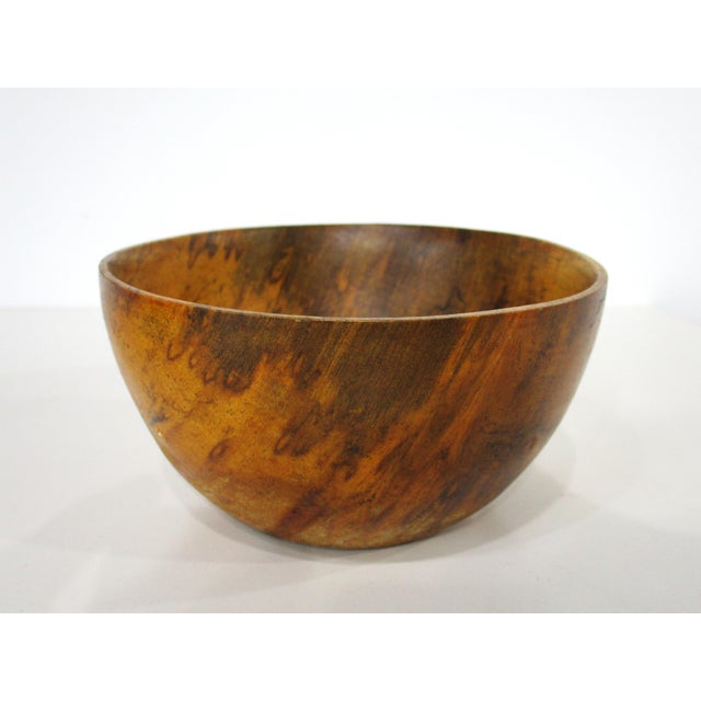 Folk Art Mid 20th Century 4 David Auld Handcrafted Organic Mango Wood Bowls Haiti For Sale - Image 3 of 11