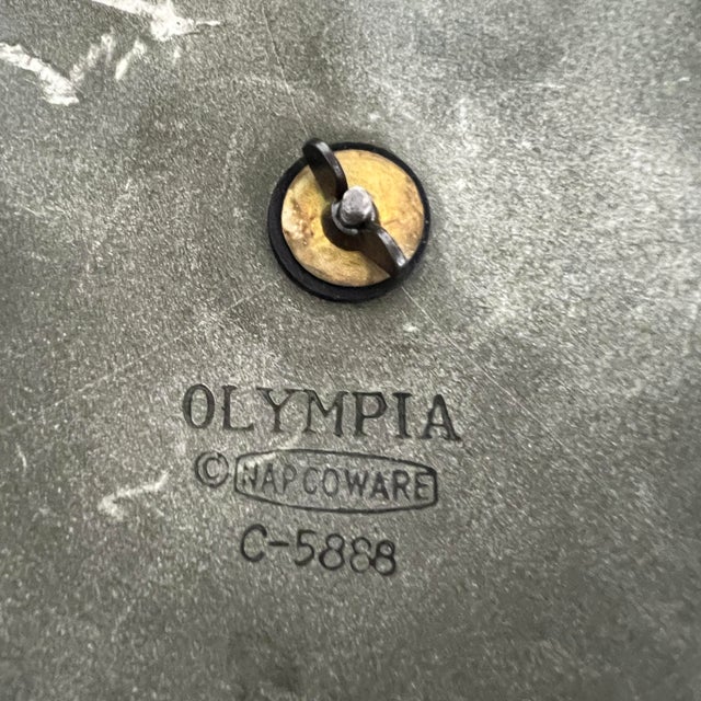 Vintage Rare Grecian Pedestal Planter by Napcoware - A Pair For Sale - Image 6 of 6