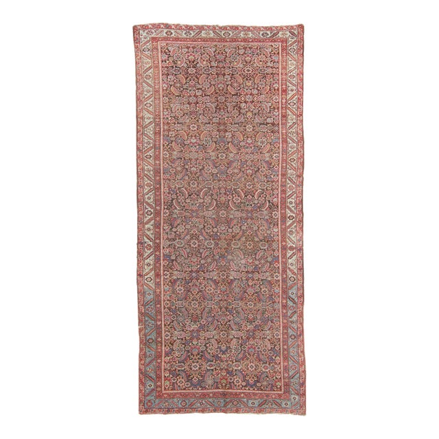 Antique Northwest Persian Bakshayesh European Sized Ancient Rug 5.9 x 13.10 For Sale