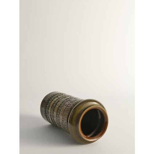 Yellow and Green Stoneware Vases by Aldo Londi for Bitossi, Italy, 1960s, Set of 3 For Sale - Image 12 of 15