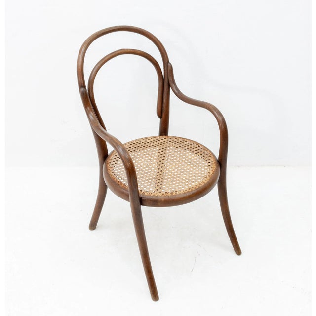 1900 - 1909 Antique Children's Armchair from Thonet, 1905 For Sale - Image 5 of 14