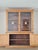 English Grand Antique English Pine Cabinet With Glass Doors - Circa 1890 For Sale - Image 3 of 14
