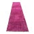 Pink Turkish Distressed Narrow Runner Rug in Pink, 1970s For Sale - Image 8 of 11