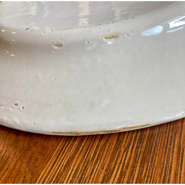 Henriot Quimper Antique French Faience Henriot Quimper Plate Petit Breton For Sale - Image 4 of 9