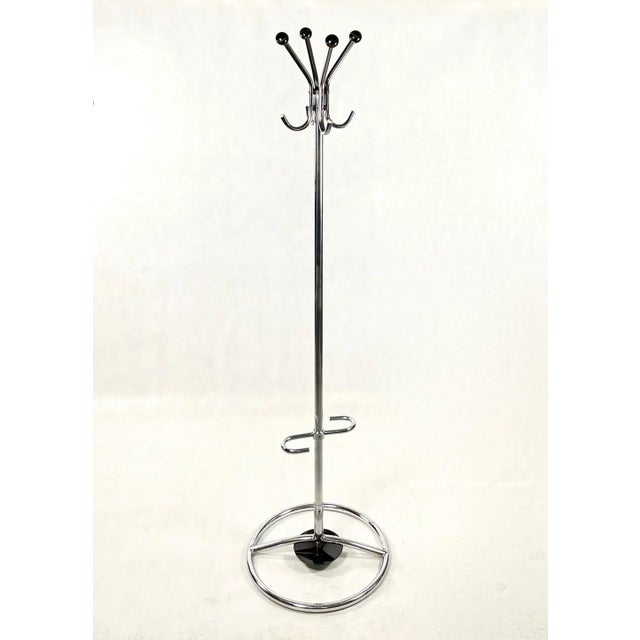 Bauhaus Style Chromed Coat Rack from Kovona, 1950s, in Very Good conditions. Designed 1950 to 1959 This piece is...