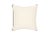 Decorative pillow; knife edge; hidden zipper closure; 90/10 feather/down insert Dry Clean