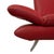 Gavin 107 Vegan Leather Rossini Two-Seater Red Manual Function Sofa from Koinor For Sale - Image 6 of 13
