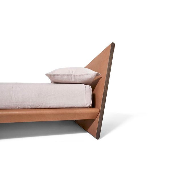 Acute Bed with Wood Bench and Nightstand by Rodolfo Dordoni for Cassina, Set of 3 For Sale - Image 12 of 18