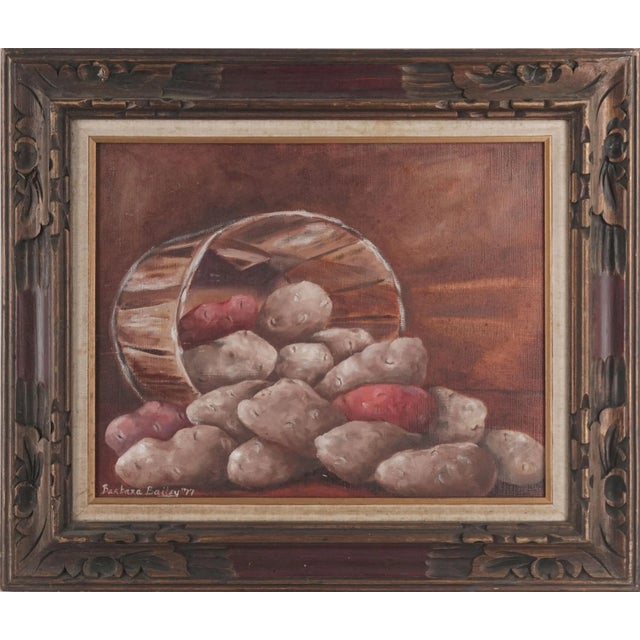 Vintage Idaho Potato Still Life by Barbara Arnold Bailey For Sale In Monterey, CA - Image 6 of 6