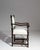 19th Century France Jacobean Cream Wood Armchair For Sale - Image 4 of 10