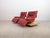 Free Motion 2-Seater Sofa in Oak and Red Leather from Koinor For Sale - Image 6 of 18