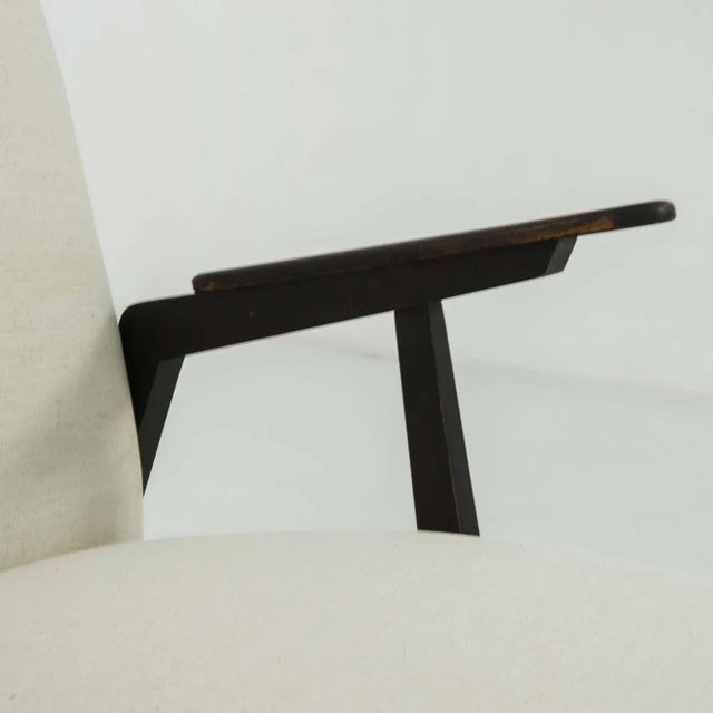 1940s Czechoslovakian Upholstered Lounge Chairs, a Pair For Sale In Greensboro - Image 6 of 9