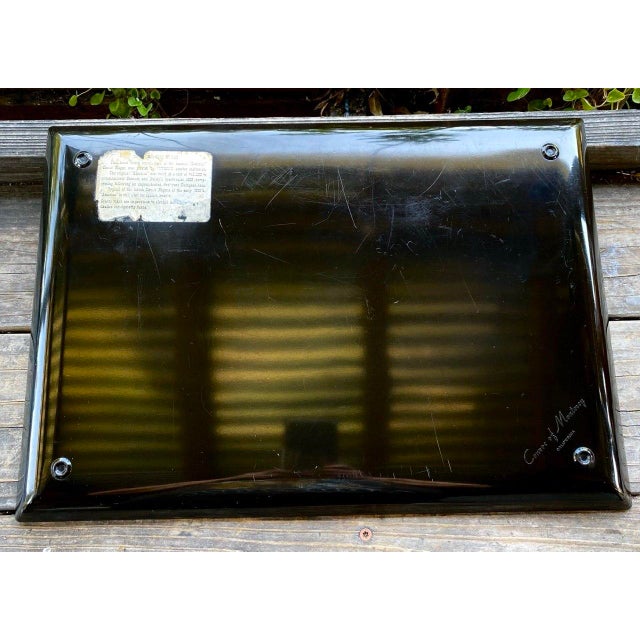 Vintage Couroc of Monterey "America" Circus Wagon Tray | Barnum & Bailey Commemorative Design | Mid-Century California For Sale - Image 10 of 12