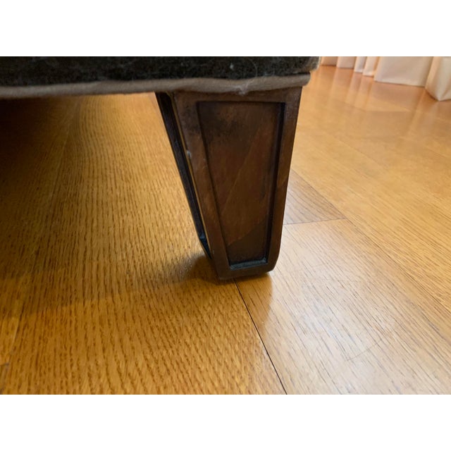 Modern Schumacher Mohair Three Seat Sofa / 2 Available For Sale - Image 4 of 12