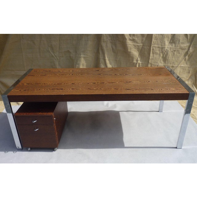 Rosewood Office Set, 1980s, Set of 3 For Sale - Image 9 of 13