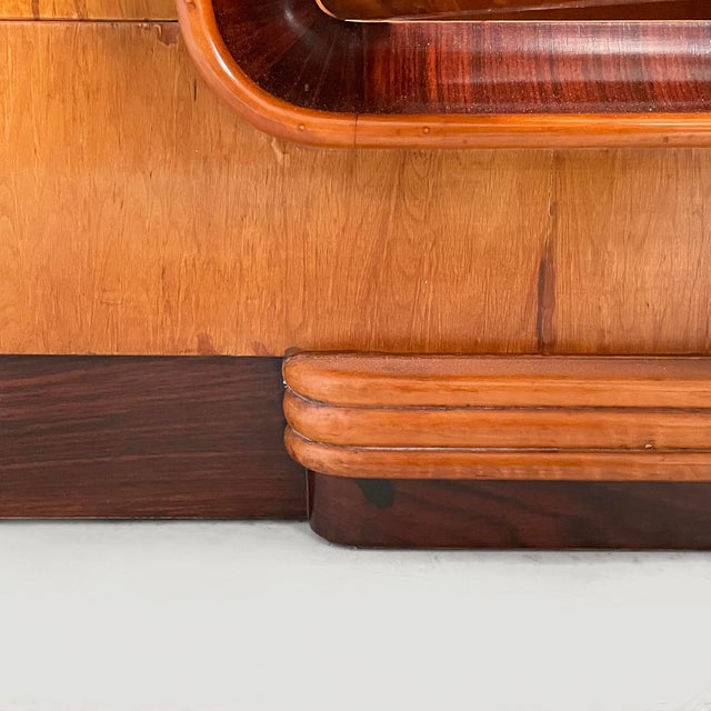 Art Deco Italian Sideboard in Wood and Steel, 1930s For Sale - Image 15 of 17