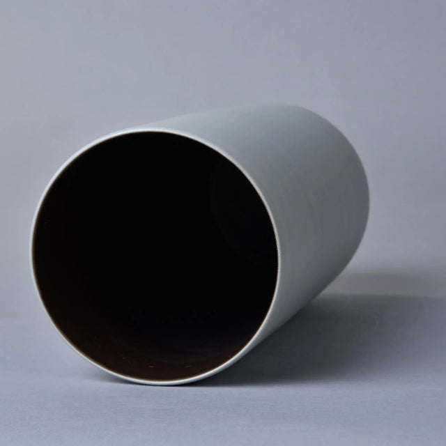 Celadon New Rina Menardi Green Bamboo Canna 1 Vase For Sale - Image 8 of 8