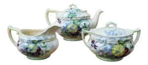 1950s Three Piece Tea Set "Kirkwood Pattern"