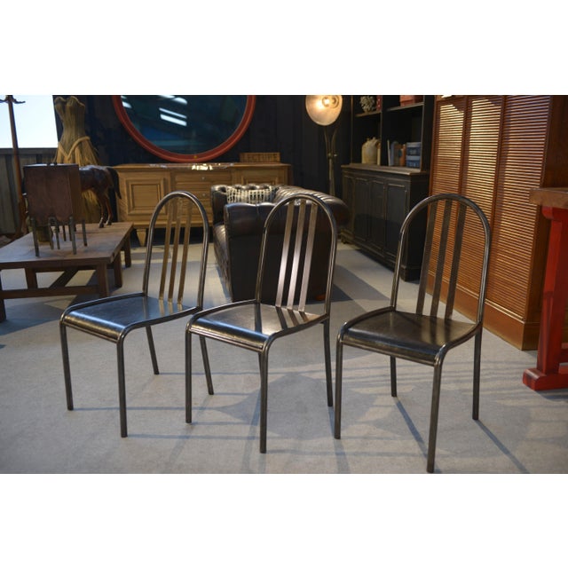 Villa Cavrois Model Chair in Steel Tube by Robert Mallet Stevens, 1950s For Sale - Image 18 of 18