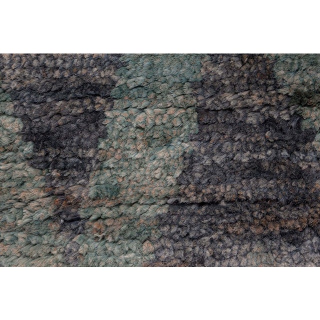 Modern Contemporary Ikat Rainbow Handmade Wool Rug by Doris Leslie Blau For Sale - Image 3 of 8