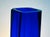 Glass Vintage German Wasungen Block Vase from VEB Glaskunst, 1970s For Sale - Image 7 of 13