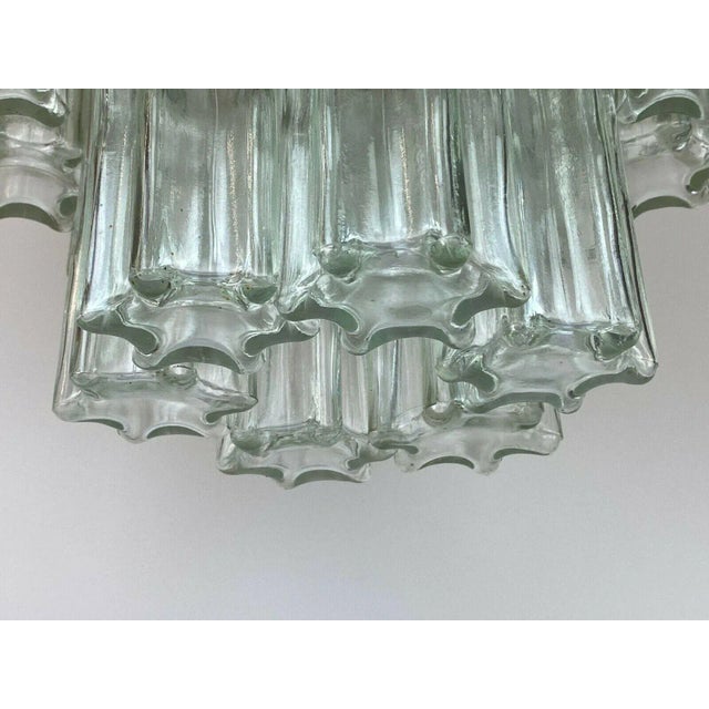 Metal Glass Ceiling Lamp by Limburg For Sale - Image 7 of 13