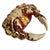 Ceramic Vintage Portuguese Bernard Palissy Style Majolica Crab Tureen For Sale - Image 7 of 8