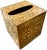 Art Nouveau Vintage Solid Brass Embossed Floral Tissue Box Cover – Arts & Crafts, Art Nouveau, Boho For Sale - Image 3 of 8