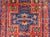 Vintage Caucasian Kazak Rug With Cross Medallions in Red and Blue 4'8 X 8'2 For Sale - Image 9 of 15