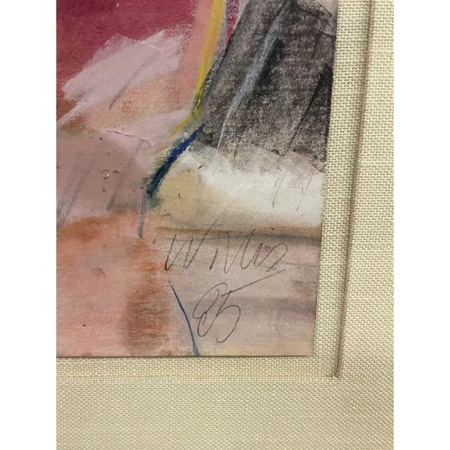 Nancy Willis Solace Signed Pastel/Oil on Paper, Circa 2005 For Sale - Image 9 of 11
