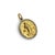 1910s 1910s Edwardian French 18k Gold and Platinum Mother of God Pendant For Sale - Image 5 of 9