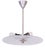 Bauhaus Chandelier in Chrome, Steel and Frosted Glass, Czech, 1930s For Sale