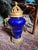 Cobalt Blue Antique Sevres Vase With Gilt Bronze Mount For Sale - Image 4 of 12