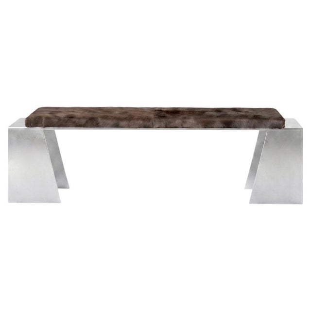 LV Bench in Aluminum by Pietro Franceschini For Sale - Image 6 of 6