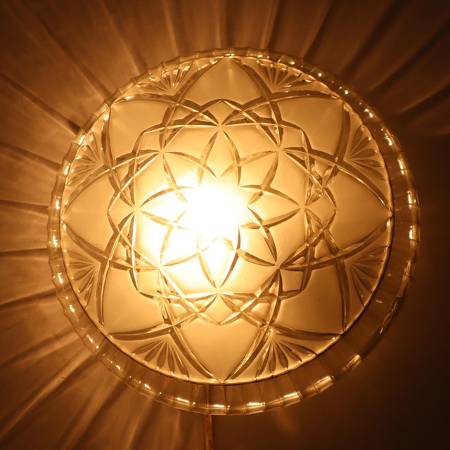 Mandala Stars Wall Light, 1970s For Sale - Image 8 of 9