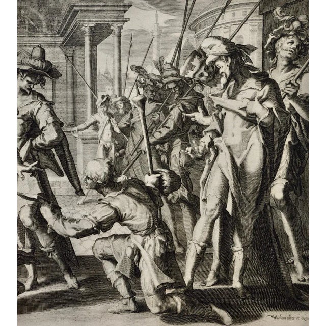 "Allegory of Justice": A 17th Century Old Master Engraving by Van Swanenburg, 1605 For Sale - Image 4 of 9