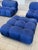 Cobalt Blue Modular Sofa by Mario Bellini for B & B Italia For Sale - Image 11 of 16