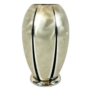 Art Deco Silver-Plated Ikora Vase from WMF, 1950s For Sale