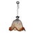 Glass Vintage Murano Glass Pendant Lamp, 1970s For Sale - Image 7 of 7