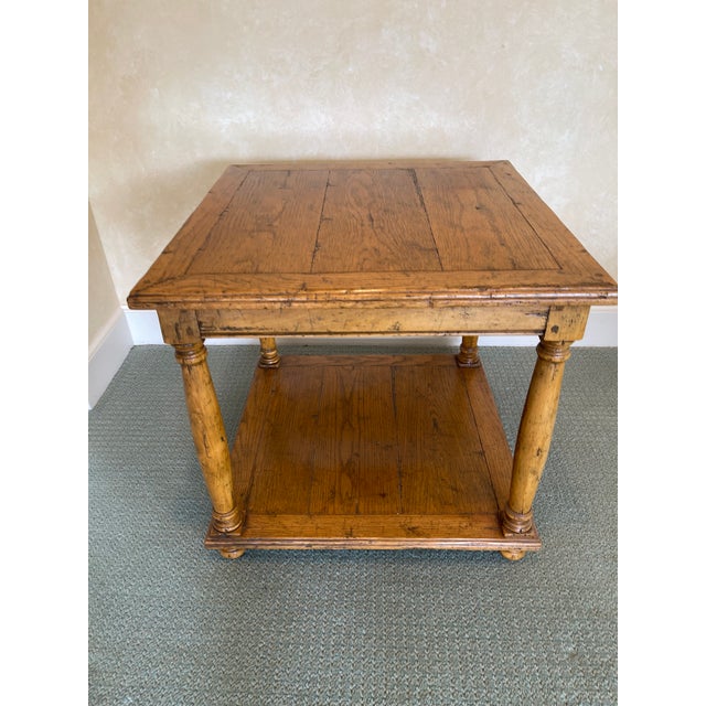 Bausman Side Table With Lower Shelf For Sale In New York - Image 6 of 11