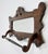 Antique Victorian Style Wall Mount Mirror With Towel Rack For Sale - Image 4 of 10
