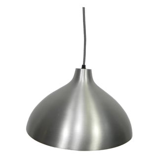 Vintage Aluminum Hanging Lamp, 1970s For Sale