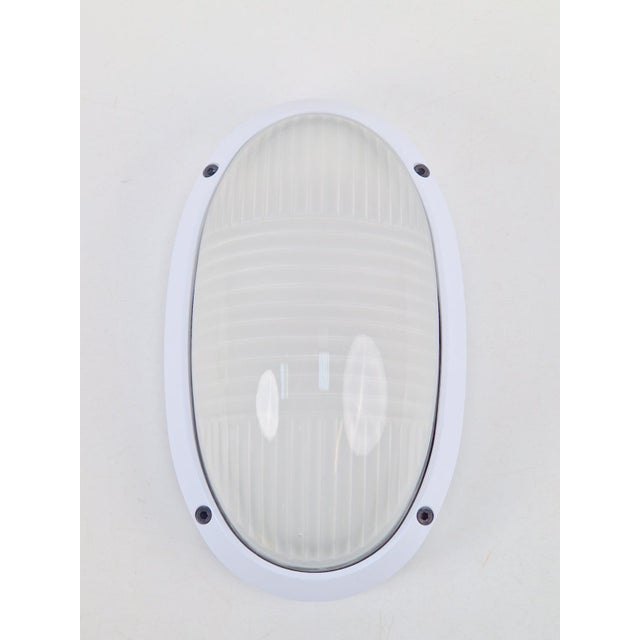 Vintage Oval Outdoor Lamp, 1980s For Sale - Image 3 of 14